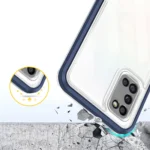 Clear 3In1 (166) Frame Gel Cover Blue Kryt Samsung Galaxy A03s