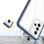 Clear 3In1 Frame Cover Gel Blue Kryt Samsung Galaxy A73