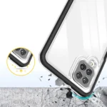 Clear 3In1 Frame Gel Cover Black Kryt Samsung Galaxy A22 4G