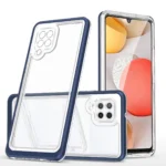 Clear 3In1 Frame Gel Cover Blue Kryt Samsung Galaxy A42 5G