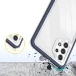 Clear 3In1 Frame Gel Cover Blue Kryt Samsung Galaxy A72