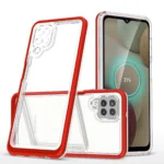 Clear 3In1 Frame Gel Cover Red Kryt Samsung Galaxy A22 4G