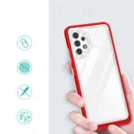 Clear 3In1 Frame Gel Cover Red Kryt Samsung Galaxy A32 5G