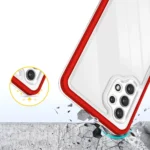 Clear 3In1 Frame Gel Cover Red Kryt Samsung Galaxy A32 5G