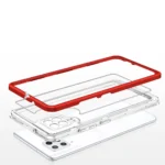 Clear 3In1 Frame Gel Cover Red Kryt Samsung Galaxy A42 5G