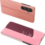 Clear View Cover Cover With A Flap Pink Kryt Samsung Galaxy A24