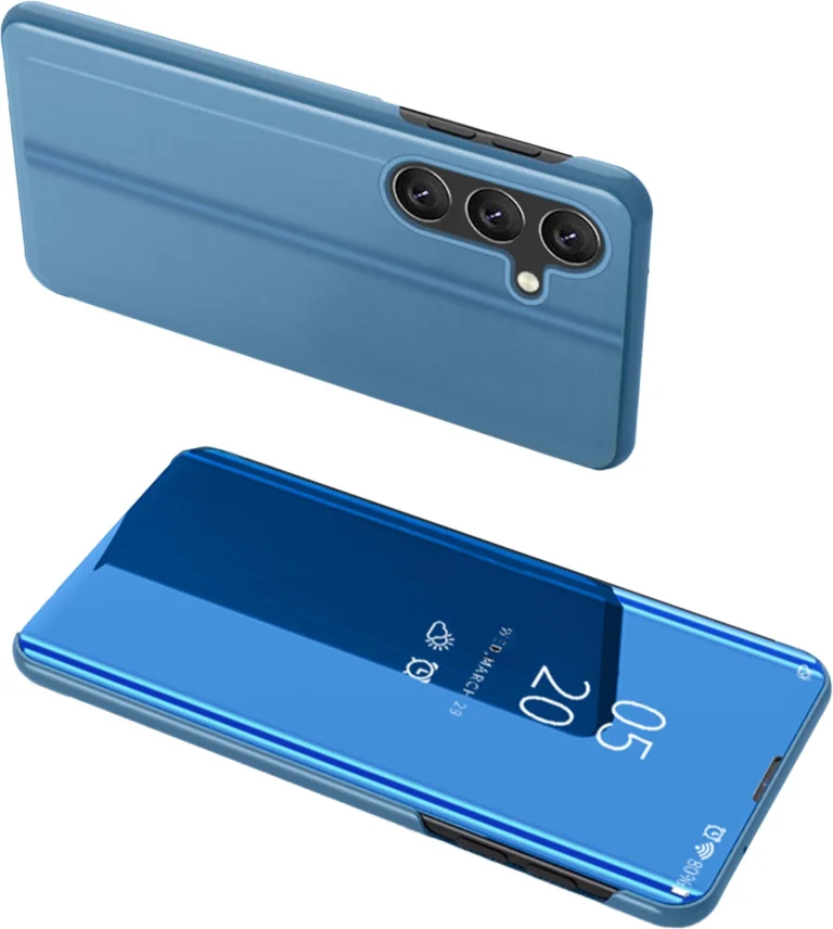 Clear View Cover Flip Cover Blue Kryt Samsung Galaxy A24