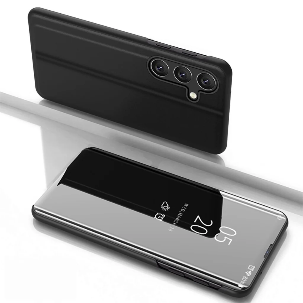 Clear View Cover With Flip Black Kryt Samsung Galaxy S25 Plus