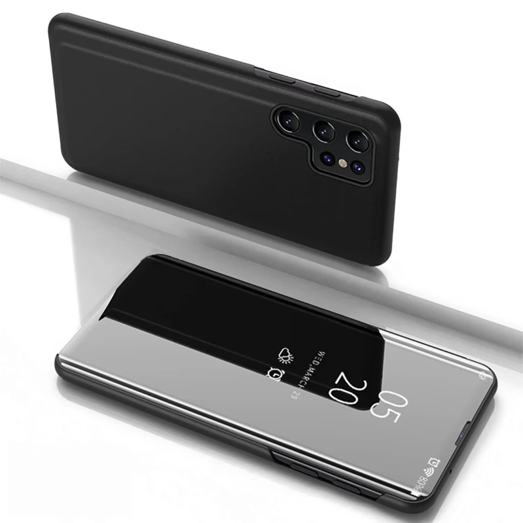 Clear View Flip Cover Black Kryt Samsung Galaxy S25 Ultra