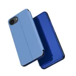 Clear View Flip Cover Blue Kryt iPhone 16e