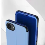 Clear View Flip Cover Blue Kryt iPhone 16e
