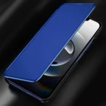 Clear View Flip Cover Blue Kryt iPhone 16e