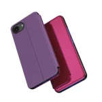 Clear View Flip Cover Pink Kryt iPhone 16e