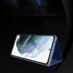 Clear View With Flap Blue Kryt Samsung Galaxy S24