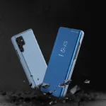 Clear View With Flap Blue Kryt Samsung Galaxy S24