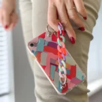 Color Chain Gel Flexible Elastic Cover With A Chain Pendant Multicolour (2) Kryt Samsung Galaxy A32 5G