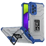 Crystal Ring Kickstand Tough Rugged Cover Blue Kryt Samsung Galaxy A72