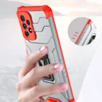 Crystal Ring Kickstand Tough Rugged Cover Red Kryt Samsung Galaxy A72
