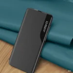 Eco Leather View Cover With Flip Stand Blue Kryt Samsung Galaxy A24