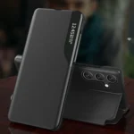 Eco Leather View Cover With Flip Stand Blue Kryt Samsung Galaxy A24
