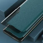 Eco Leather View Elegant Bookcase Type With Kickstand Black Kryt Samsung Galaxy A72