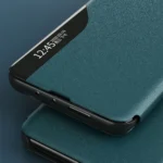 Eco Leather View Elegant Bookcase Type With Kickstand Black Kryt Samsung Galaxy A72