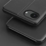 Eco Leather View Elegant With Flap And Stand Black Kryt iPhone 16e
