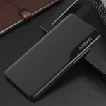 Eco Leather View Elegant With Flap And Stand Black Kryt iPhone 16e