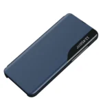 Eco Leather View Elegant With Flap And Stand Blue Kryt iPhone 16e