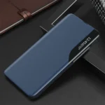 Eco Leather View Elegant With Flap And Stand Blue Kryt iPhone 16e
