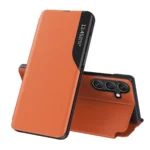 Eco Leather View Elegant With Flap And Stand Function Orange Kryt Samsung Galaxy A36 5G