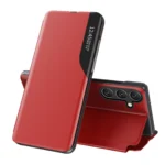 Eco Leather View With Flap And Stand Red Kryt Samsung Galaxy S24 Fe