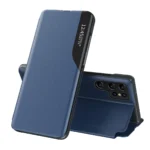 Eco Leather View With Flap Blue Kryt Samsung Galaxy S24 Ultra