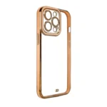 Fashion Gold Frame Gel Cover Gold Kryt Samsung Galaxy A12
