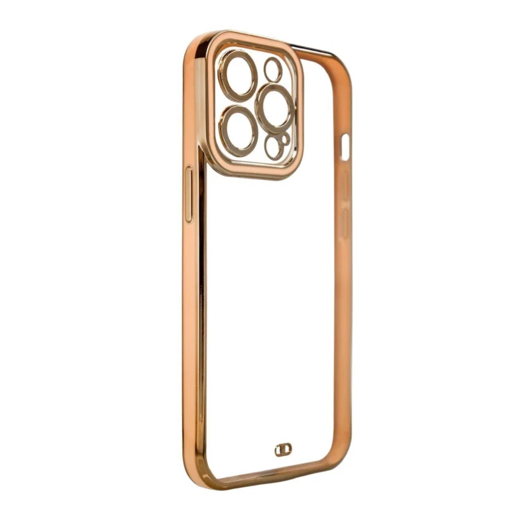 Fashion Gold Frame Gel Cover Gold Kryt Samsung Galaxy A12