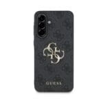 Guess PU 4G Metal Logo Grey Kryt Samsung Galaxy A36 5G