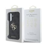Guess PU 4G Metal Logo Grey Kryt Samsung Galaxy A36 5G