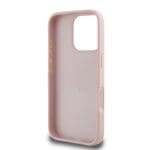 Guess PU Grained Roses 4G Metal Logo Pink Kryt iPhone 16 Pro