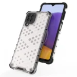 Honeycomb Armor Cover With TPU Bumper Black Kryt Samsung Galaxy A22 4G