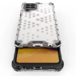 Honeycomb Armor Cover With TPU Bumper Black Kryt Samsung Galaxy A22 4G