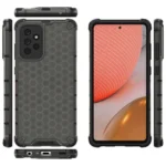 Honeycomb Armor Cover With TPU Bumper Black Kryt Samsung Galaxy A72