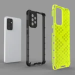 Honeycomb Armor Cover With TPU Bumper Black Kryt Samsung Galaxy A72