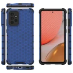 Honeycomb Armor Cover With TPU Bumper Blue Kryt Samsung Galaxy A72