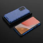 Honeycomb Armor Cover With TPU Bumper Blue Kryt Samsung Galaxy A72