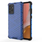 Honeycomb Armor Cover With TPU Bumper Blue Kryt Samsung Galaxy A72