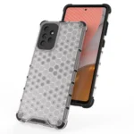 Honeycomb Armor Cover With TPU Bumper Blue Kryt Samsung Galaxy A72
