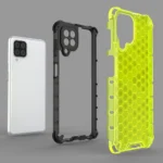 Honeycomb Armor Cover With TPU Bumper Red Kryt Samsung Galaxy A22 4G