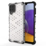 Honeycomb Armor Cover With TPU Bumper Transparent Kryt Samsung Galaxy A22 4G