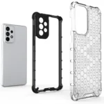 Honeycomb Armored Cover With A Gel Frame Blue Kryt Samsung Galaxy A73
