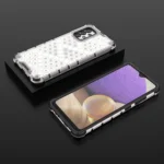 Honeycomb Armored Cover With A Gel Frame Transparent Kryt Samsung Galaxy A13 5G